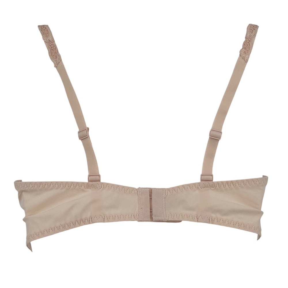 Simone Perele Stockholm Demi Cup Bra 15C330 Pink Lace Sheer Underwire 36D - Picture 5 of 7
